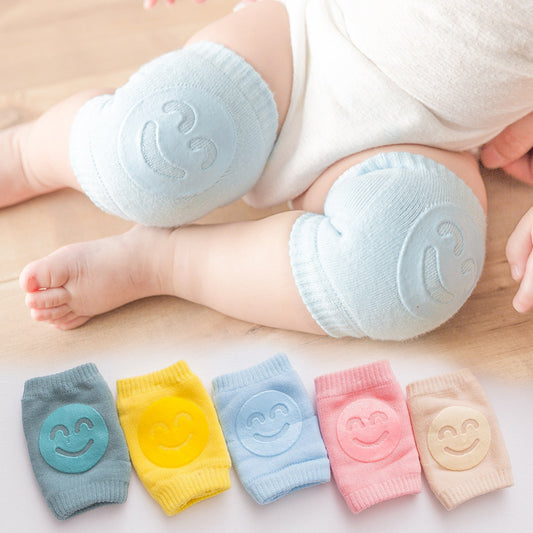 Summer Terry Baby Socks Knee Pads – Soft, Comfortable Protection for Crawling and Play