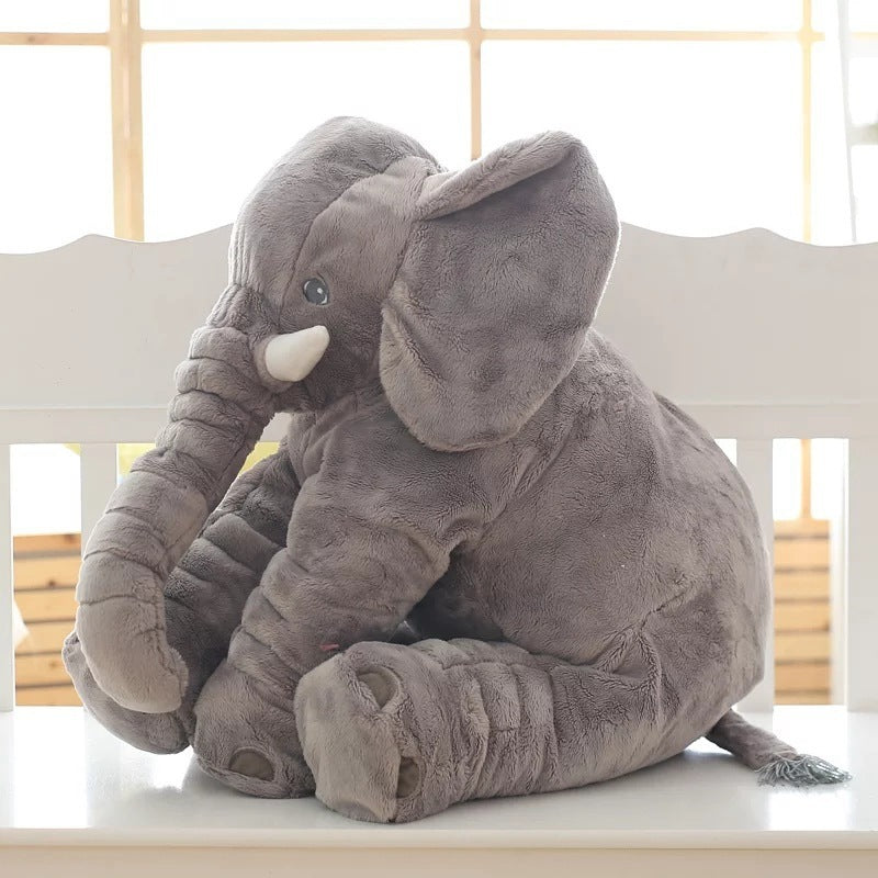 Premium Elephant Sleep Companion - Ultra-Soft Plush Baby Pillow for Peaceful Bedtime & Comfort