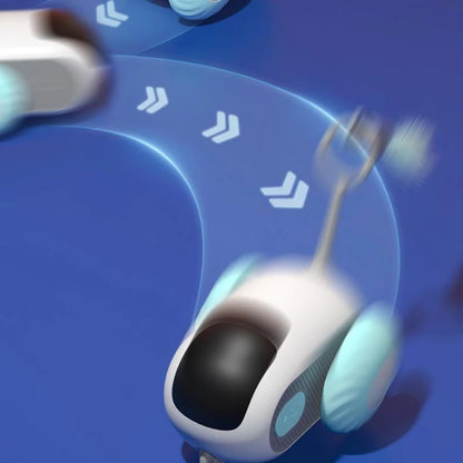 Smart Remote Control Cat Car - Interactive USB Rechargeable Toy with Self-Moving Technology