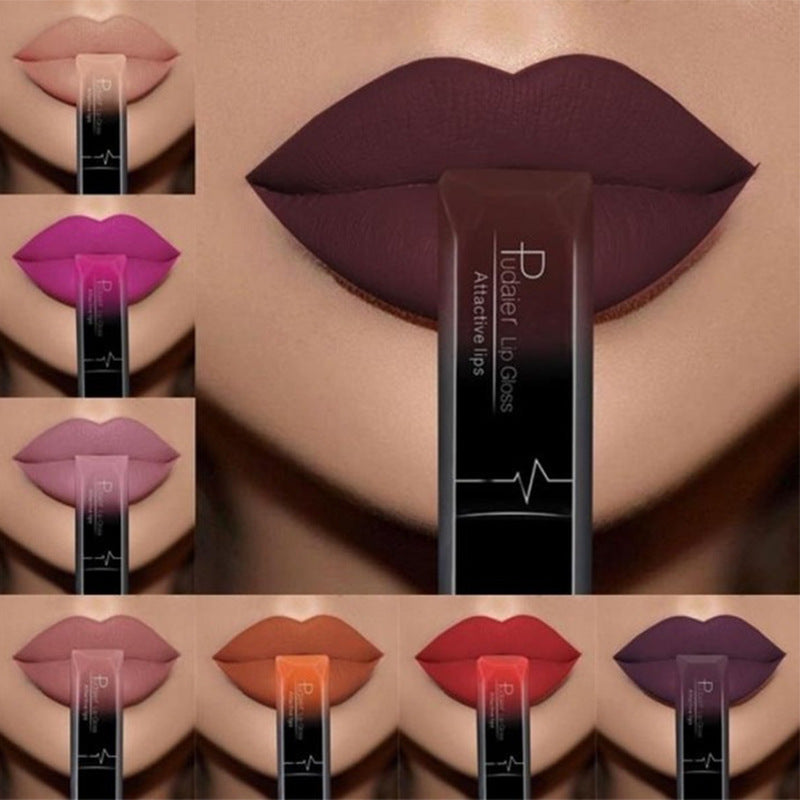 Professional Matte Lip Gloss Collection – 21 Bold Colors, Long-Lasting Waterproof Formula for Perfect Lips