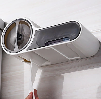 Premium Bathroom Toilet Paper Holder - Elegant Wall-Mount Storage Solution for Modern Bathrooms