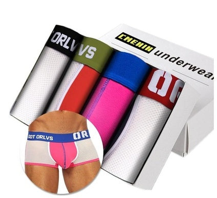 4-Pack Men's Boxer Shorts Underwear Panties