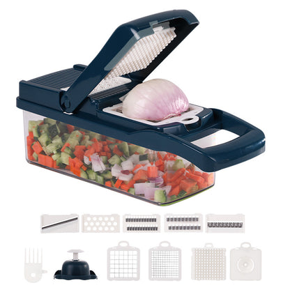 Professional 12-in-1 Vegetable Cutter & Mandoline Slicer | Restaurant-Quality Kitchen Tool
