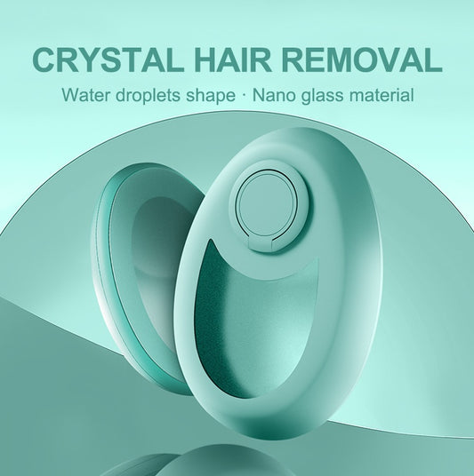 Upgraded Crystal Hair Eraser – Painless Hair Removal & Exfoliating Tool for Legs, Arms, Back (Women & Men)