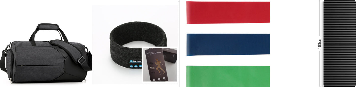 Wireless Bluetooth Headband – Outdoor Fitness & Yoga Headband with Hands-Free Audio for Exercise & Sports