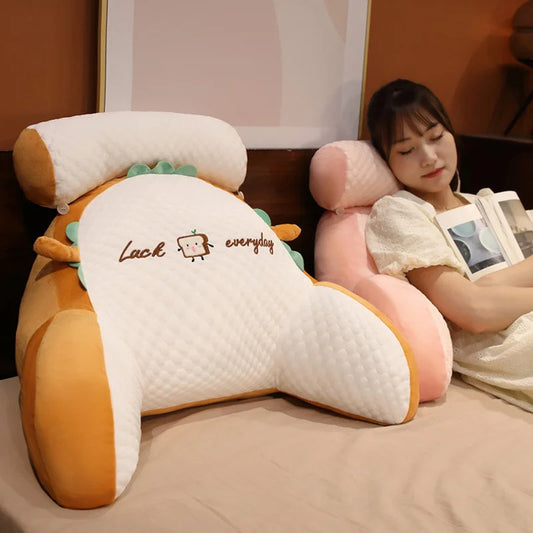 Premium Triangle Reading Pillow - Ergonomic Backrest Cushion for Ultimate Comfort & Support
