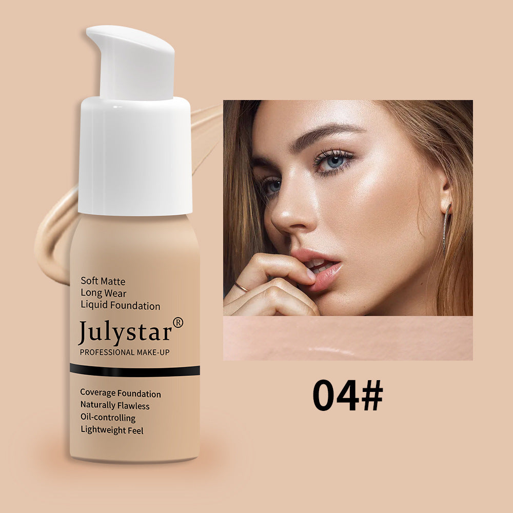Premium Liquid Foundation - Waterproof Long-Lasting Concealer | Full Coverage Makeup in 10 Shades