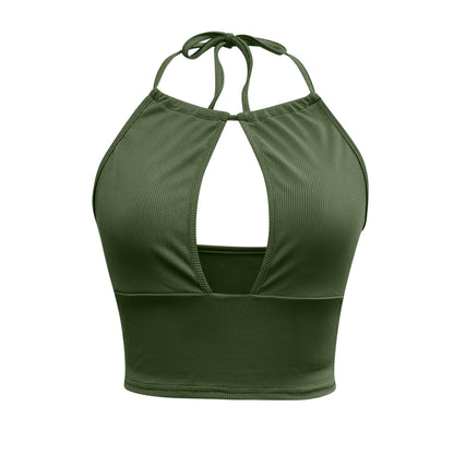 Camisole Halter Top for Women – Sexy Hollow Summer Vest Tops