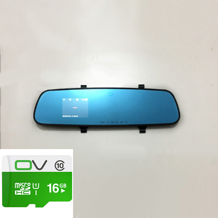 1080P HD Rearview Mirror Dash Cam – Wide-Angle Driving Recorder with Loop Recording & Night Vision