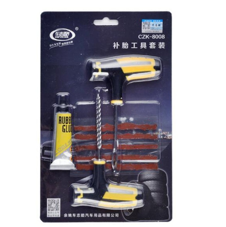 Professional Car Tire Repair Kit - Emergency Flat Tire Fix Tool Set for Instant Roadside Repairs