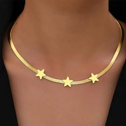 Stainless Steel Gothic Statement Necklace for Women