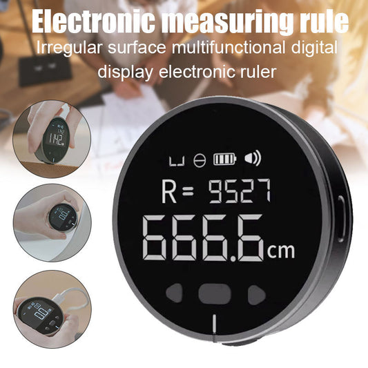 High-Precision Digital Measuring Tool – Electronic LCD Distance Measuring Tape with HD Display
