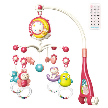 Musical Baby Crib Mobile with Projection – Rotating Mobile Bed Bell Toy for Newborn Infant