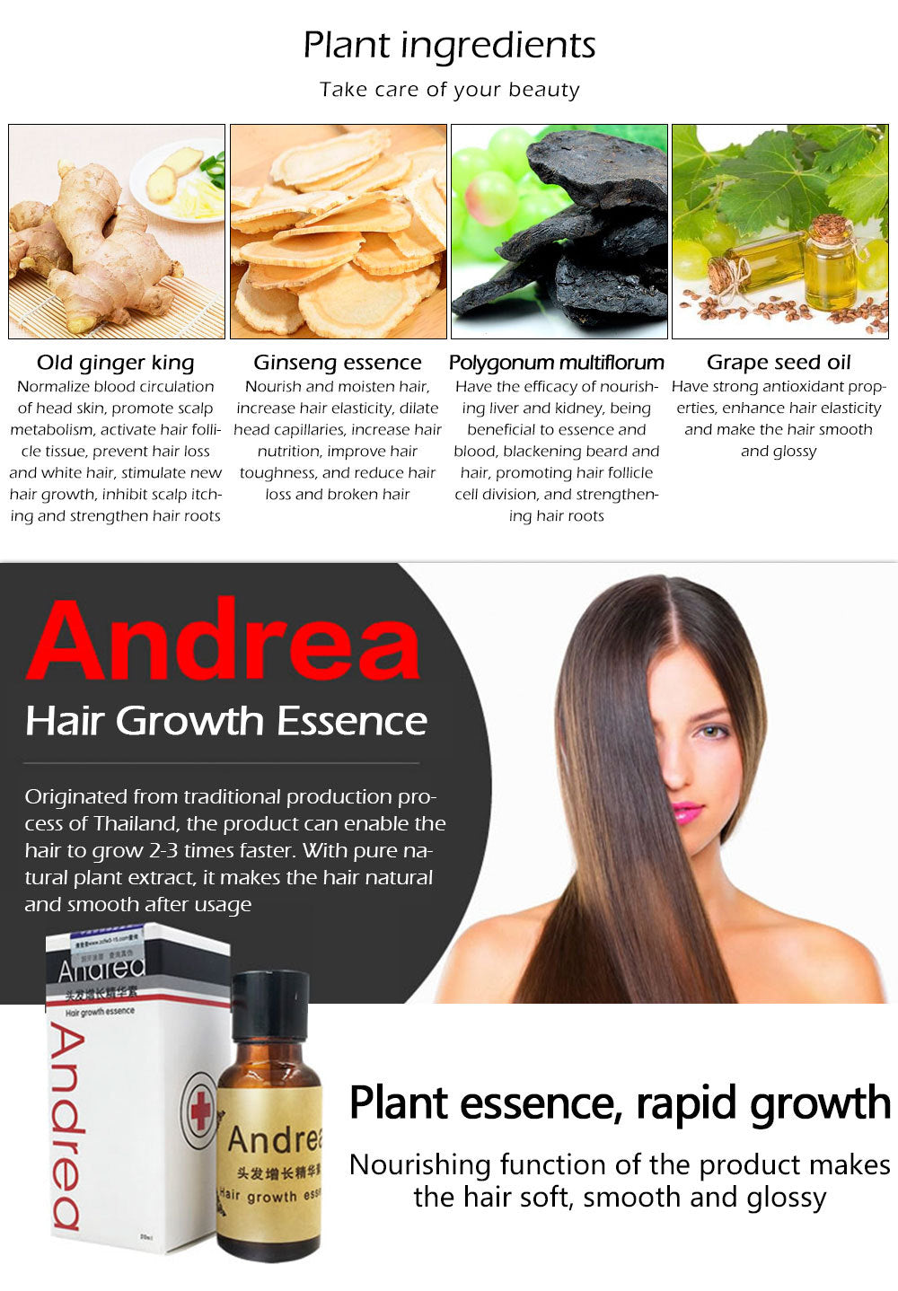 Premium Hair Growth Serum - Natural Anti-Hair Loss Treatment with Keratin | 20ml