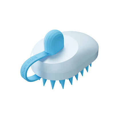 Premium Silicone Pet Grooming Brush - 2-in-1 Hair Remover & Massage Tool for Dogs & Cats