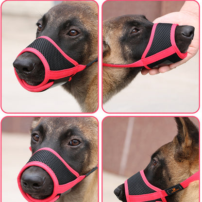 Premium Adjustable Pet Muzzle - Comfortable Anti-Bite Protection for Dogs & Cats