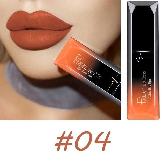 Professional Matte Lip Gloss Collection – 21 Bold Colors, Long-Lasting Waterproof Formula for Perfect Lips