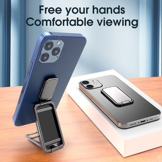 Premium 3-in-1 Phone Stand System - Foldable Ring Holder with Magnetic Car Mount for Ultimate Convenience