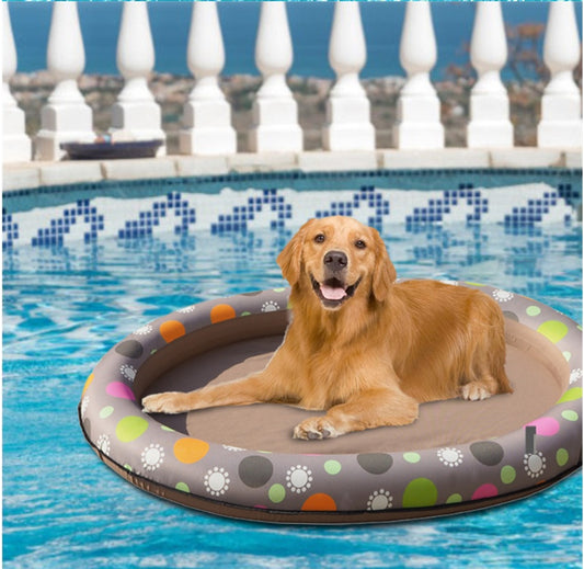 Premium Inflatable Dog Pool Float - Summer Swimming Hammock for Water-Loving Dogs