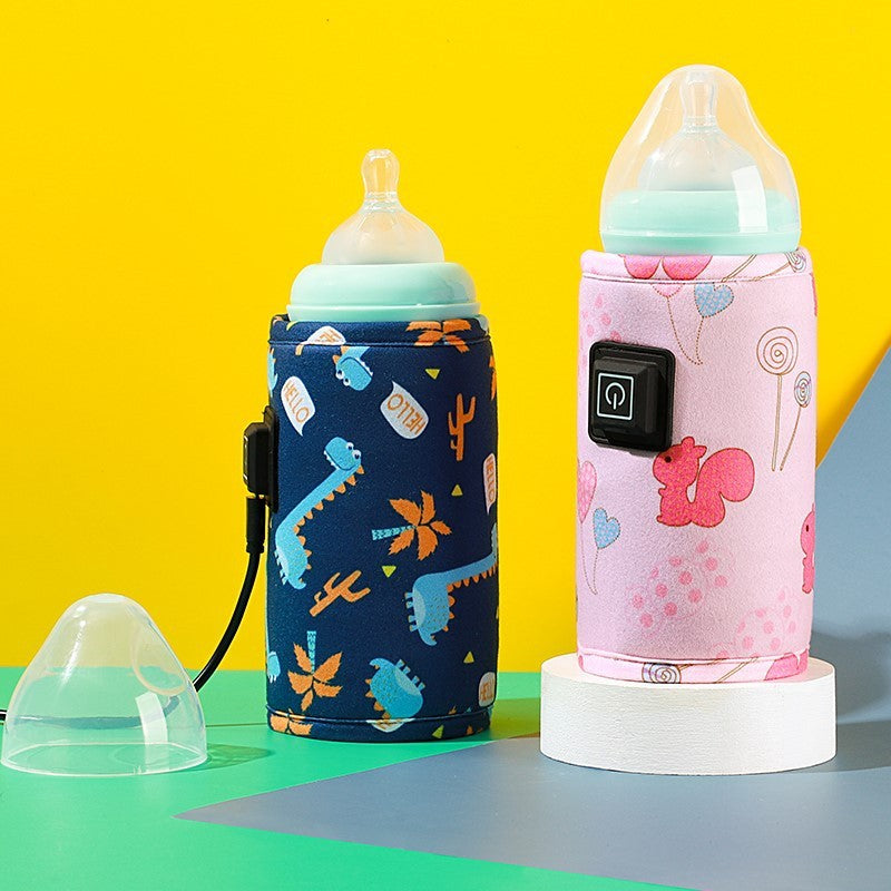 Portable Baby Bottle Cooler and Warmer – Thermostatic Heating Bag for Convenient Bottle Storage and Temperature Control