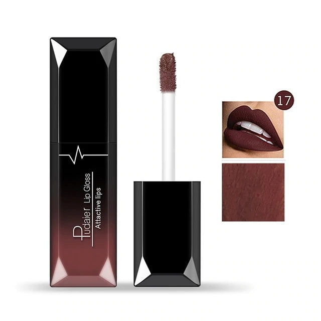 Professional Matte Lip Gloss Collection – 21 Bold Colors, Long-Lasting Waterproof Formula for Perfect Lips