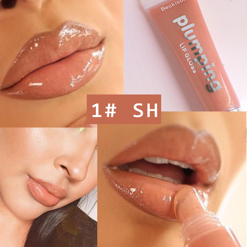 Luxury Wet Cherry Plumping Lip Gloss – Volumizing Formula with Vitamin E for Fuller, Glossy Lips
