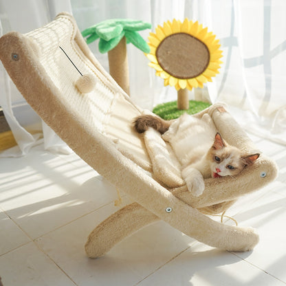 Luxury Cat Sunbathing Sofa - Premium Comfort Lounger for Ultimate Relaxation & Window Perching