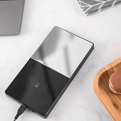 2-in-1 Heating Mug Cup Warmer & Wireless Charger – Electric Coffee and Milk Warmer for Home & Office Use