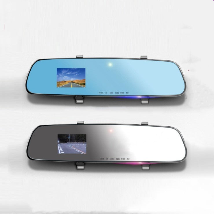 1080P HD Rearview Mirror Dash Cam – Wide-Angle Driving Recorder with Loop Recording & Night Vision