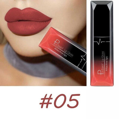 Professional Matte Lip Gloss Collection – 21 Bold Colors, Long-Lasting Waterproof Formula for Perfect Lips