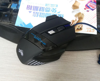 5500DPI Wired Gaming Mouse – 7-Button USB Optical RGB LED Mouse for PC Laptop Desktop Gamers