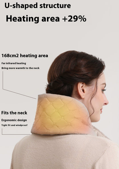 Electric Heated Scarf – 3 Gear USB Heater Thermal Shawl for Outdoor Warmth & Comfort for Men and Women