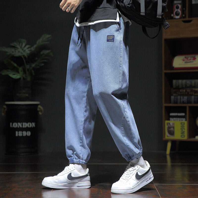 Summer Oversized Loose Fit Jeans for Men – Casual Baggy Denim Trousers