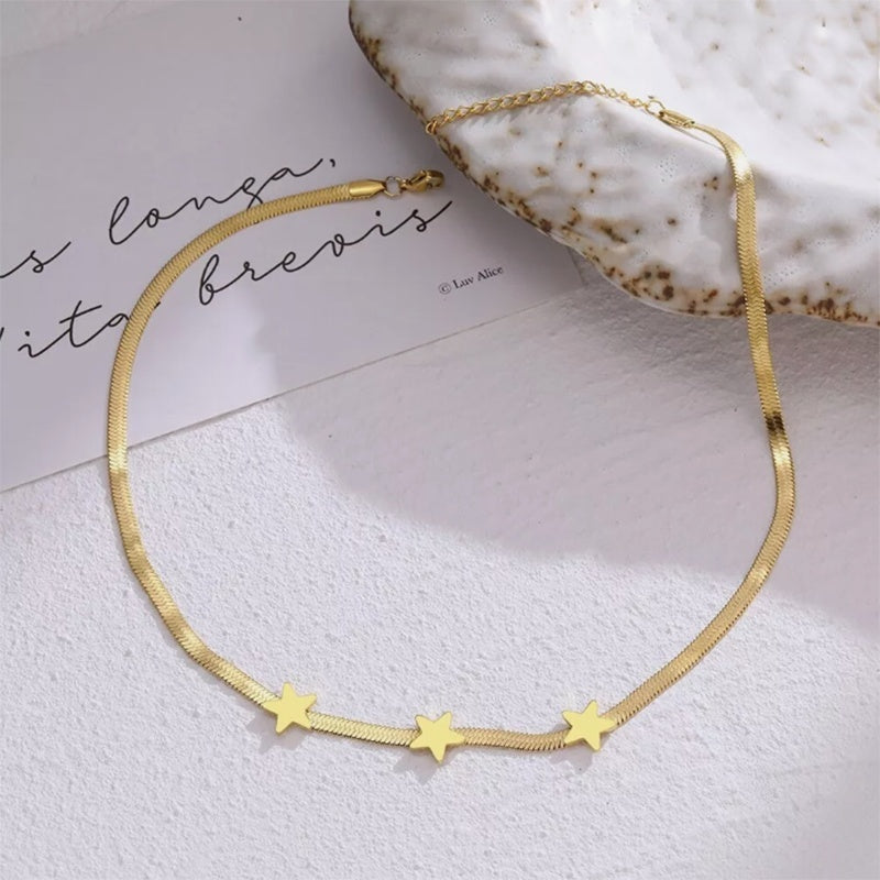 Stainless Steel Gothic Statement Necklace for Women
