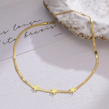 Stainless Steel Gothic Statement Necklace for Women