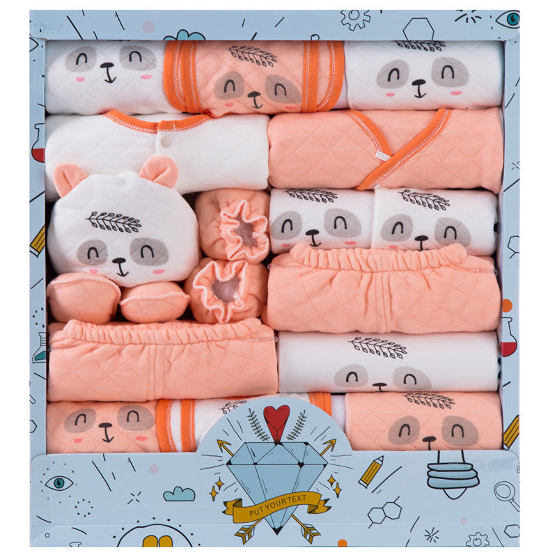 Baby Clothes Cotton Newborn Gift Box Set – Soft Cotton Baby Outfit Set, Perfect Newborn Gift, Baby Essentials Clothing Set for Newborn Boys & Girls