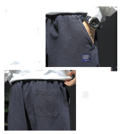 Summer Oversized Loose Fit Jeans for Men – Casual Baggy Denim Trousers