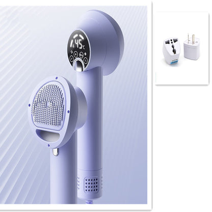 Professional Smart Pet Hair Dryer - Silent 2-in-1 Blow Dryer & Grooming Comb for Dogs & Cats