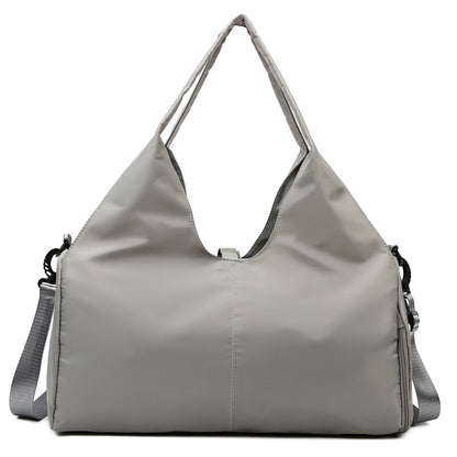Women's Large Capacity Yoga Bag – Sports Fitness Travel Bag with Dry & Wet Separation, Fits Yoga Mats