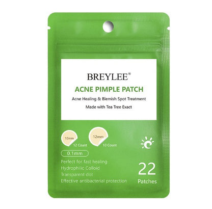 Premium Tea Tree Acne Patches - Ultra-Thin Hydrocolloid Treatment Stickers | 24-Hour Care