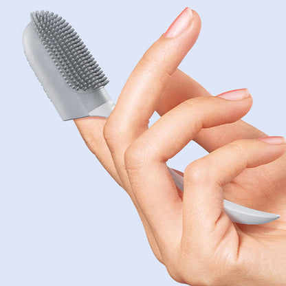 Professional Pet Dental Care Kit - Veterinarian-Approved Silicone Finger Toothbrush for Dogs & Cats