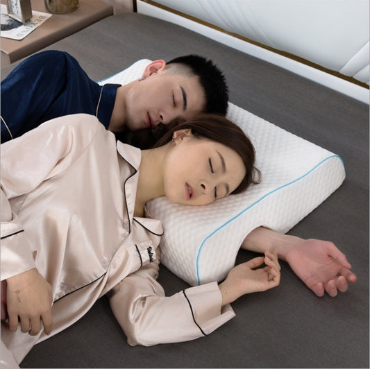 Premium Couples Cuddle Pillow - Memory Foam Arched Support for Ultimate Comfort & Intimacy