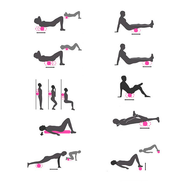 Yoga Foam Roller – High-Density Muscle Recovery & Stretching Roller for Flexibility, Pilates & Post-Workout Relief
