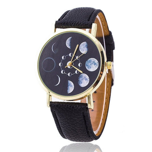 Women's Moon Phase Watch - Quartz Movement