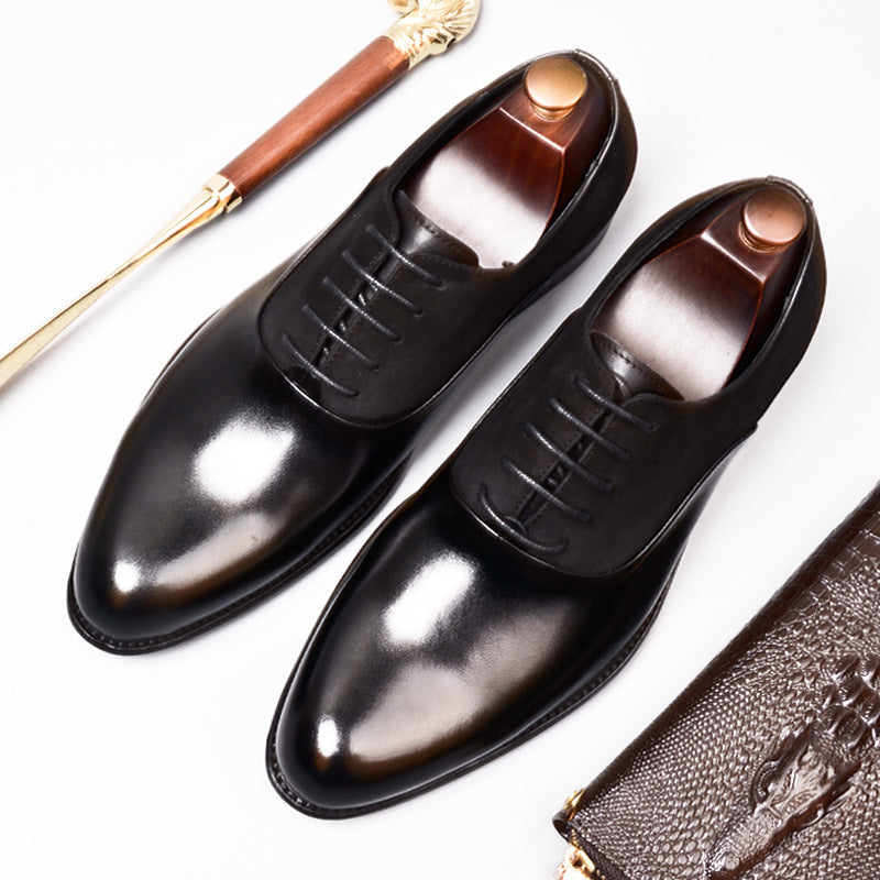 Vintage British Business Formal Leather Shoes for Men – Classic Stylish Dress Shoes
