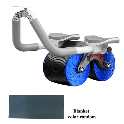 2-in-1 Exercise Belly Wheel – Indoor Fitness Sports Equipment for Male and Female Core & Abdominal Workout