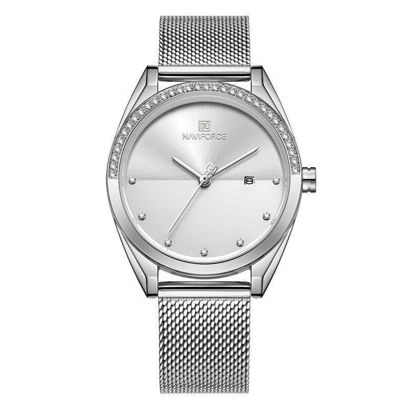 Women's Waterproof Calendar Watch - Quartz Movement