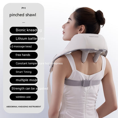 Professional Electric Shoulder & Neck Massager – Advanced Kneading Therapy for Deep Muscle Relief & Wellness