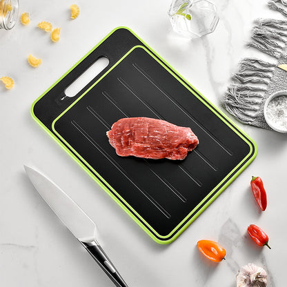 Premium 3-in-1 Multi-Function Cutting Board - Professional Kitchen System with Defrosting & Knife Sharpening Technology