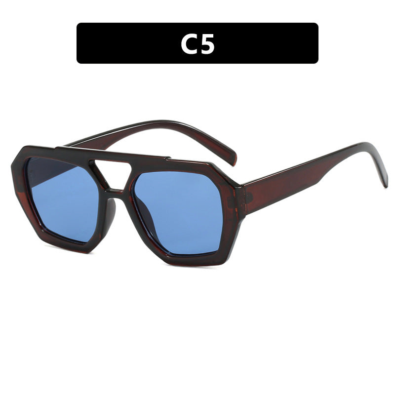 Big Frame Leopard Print Sunglasses – Stylish Summer Sunshade Glasses for Beach & Vacation